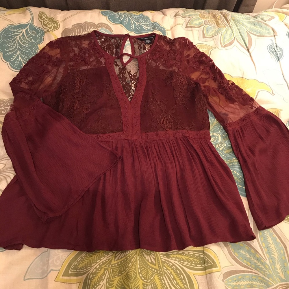 American Eagle Outfitters bell sleeve top